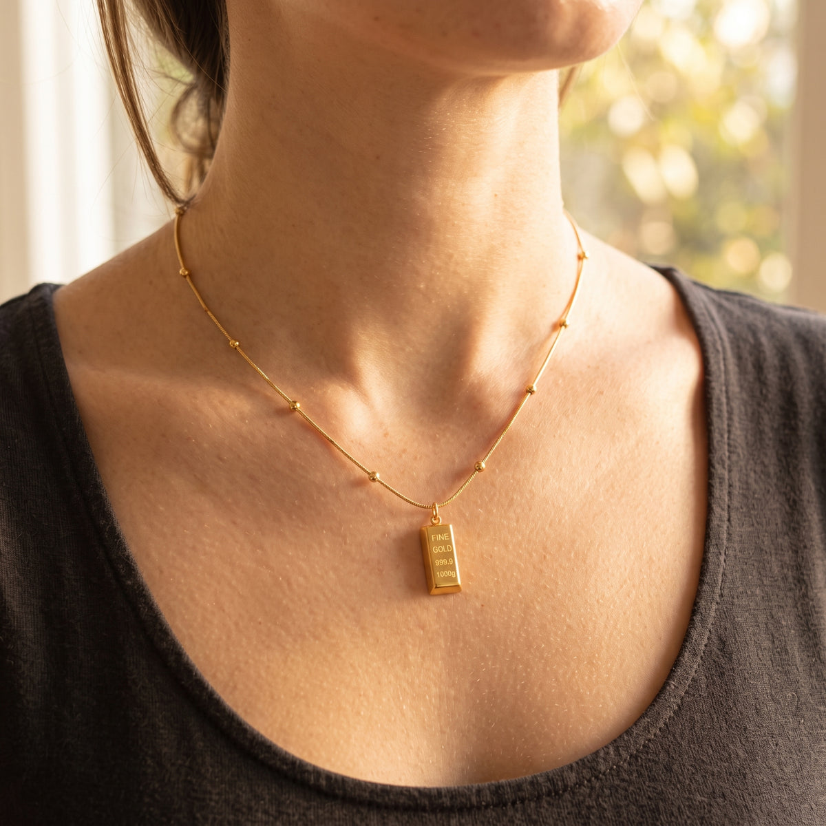 Die goldene Perlenkette