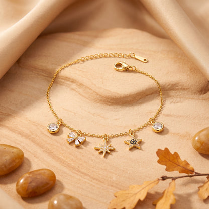 Die Stella Charm Fußkette