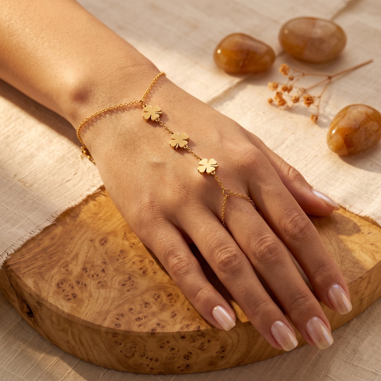 Die Kleeblatt-Fingerkette