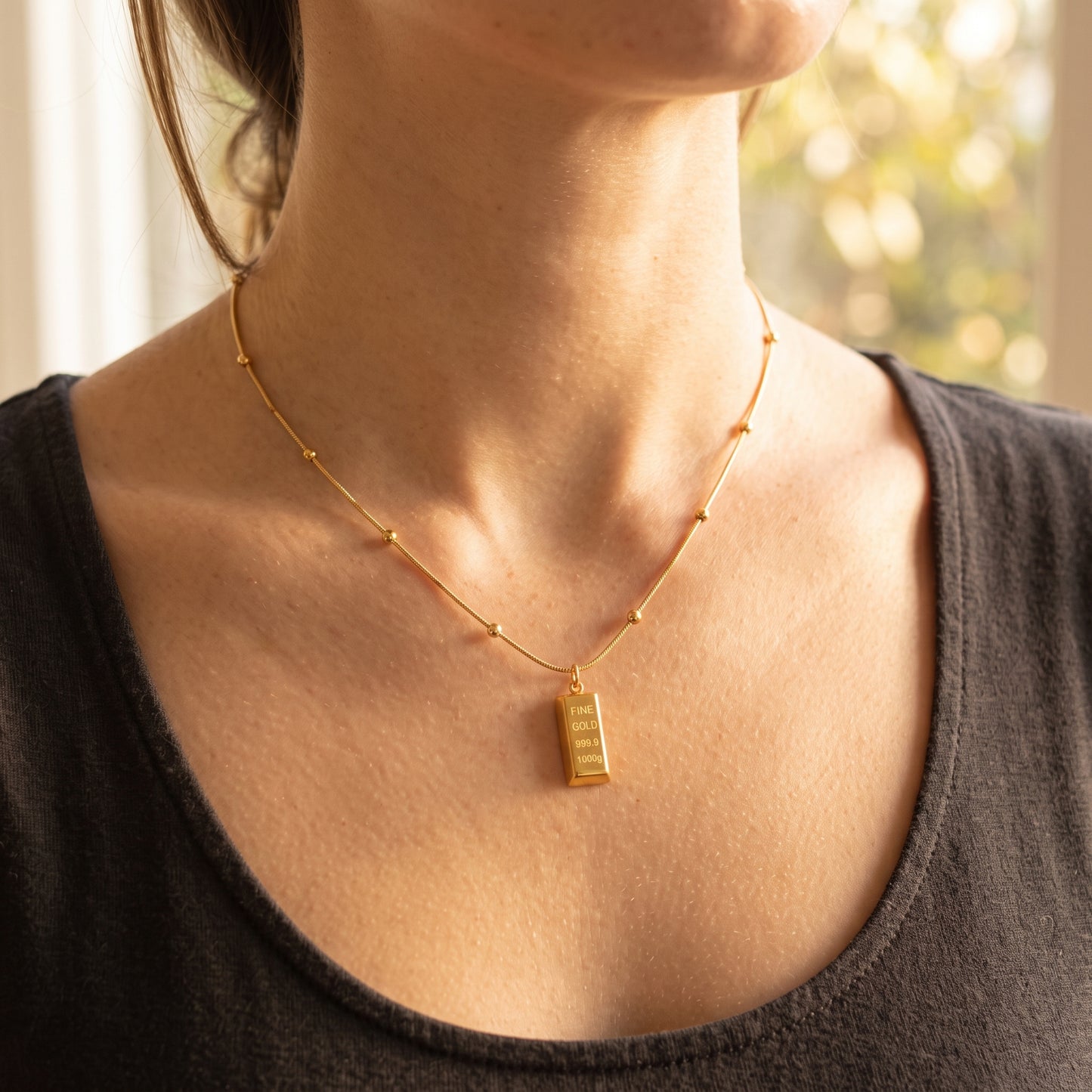 Die goldene Perlenkette