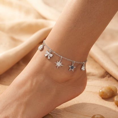 Die Stella Charm Fußkette
