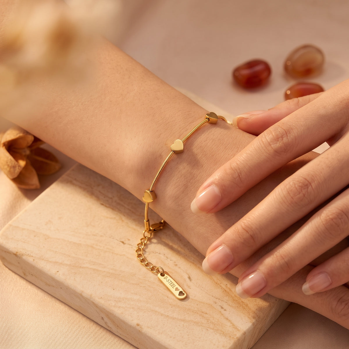 Das Amelie-Herz-Armband