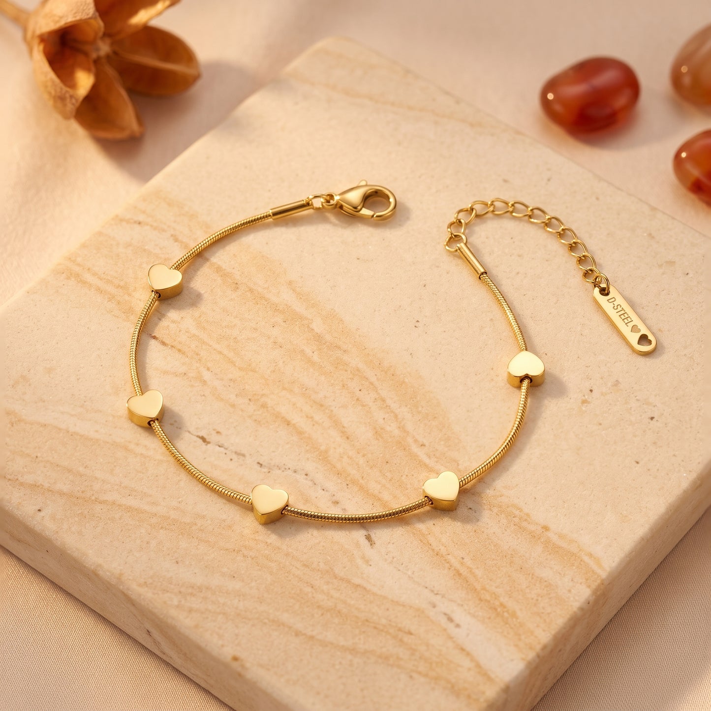 Das Amelie-Herz-Armband