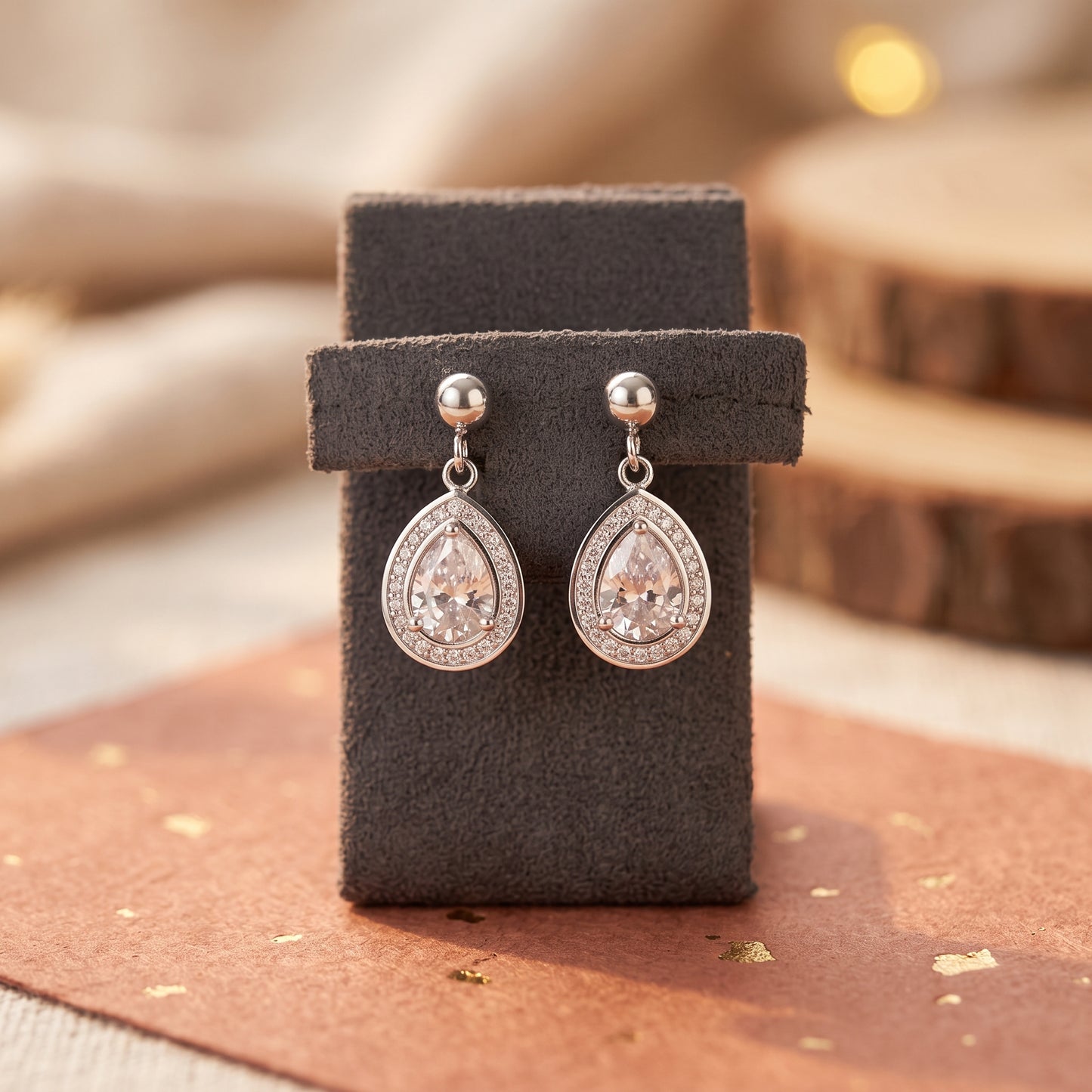The Celine Teardrop Earrings